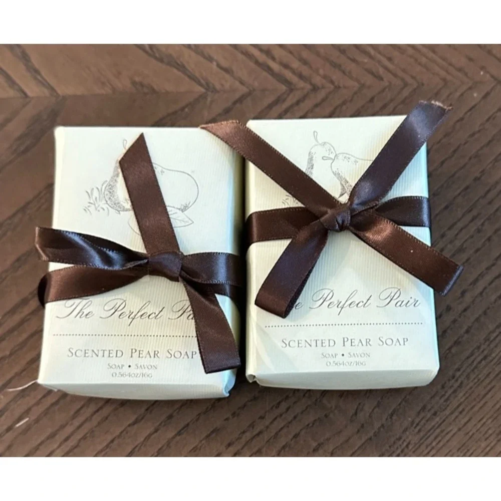 2 Kate Aspen The Perfect‎ Pair Scented Pear Soap Favors NIB
